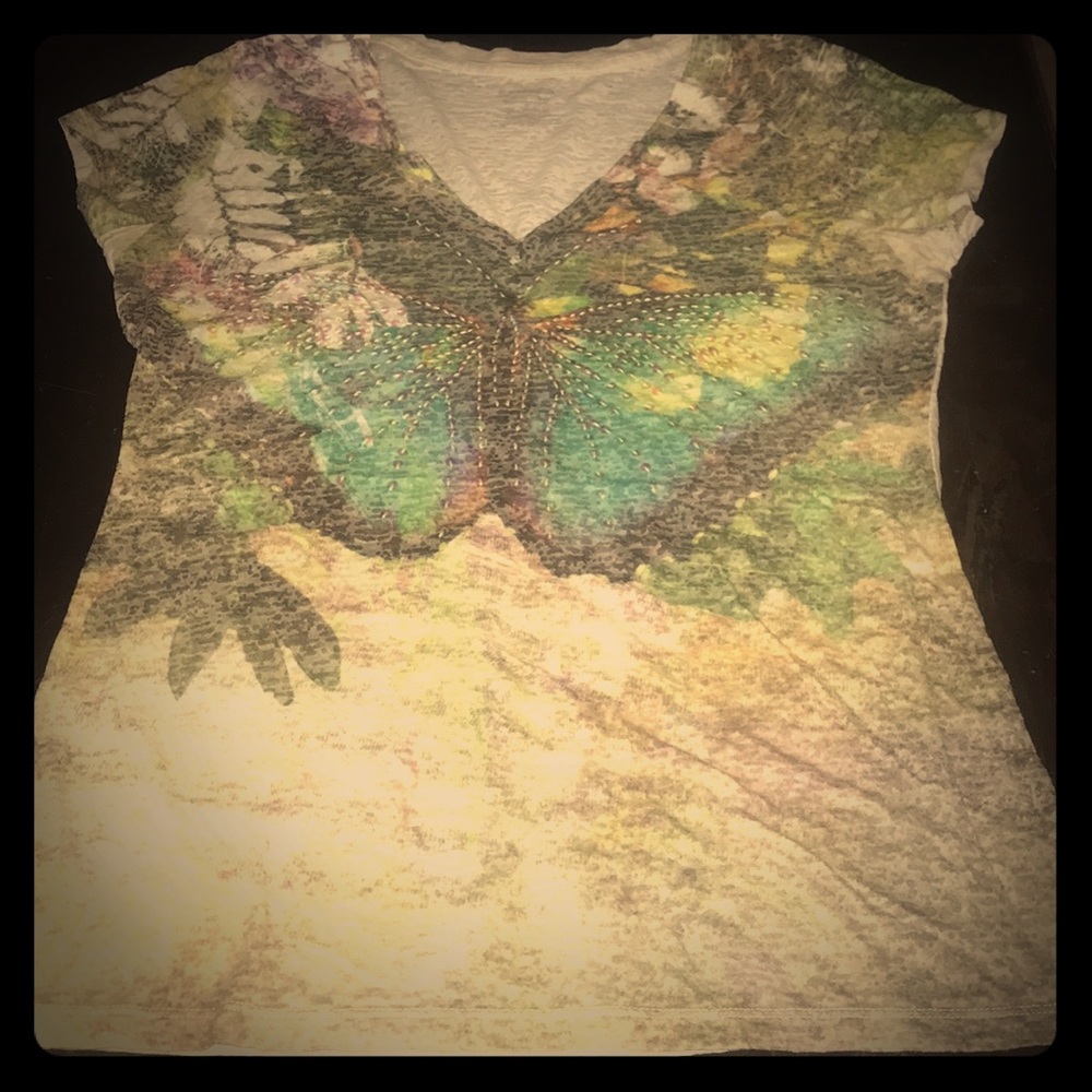 Express V-Neck T-Shirt